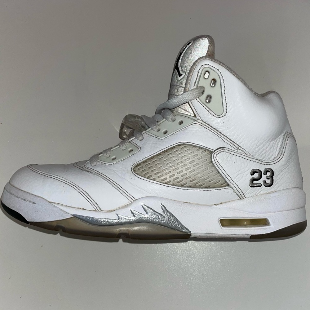 Jordan 5 Retro Metallic White